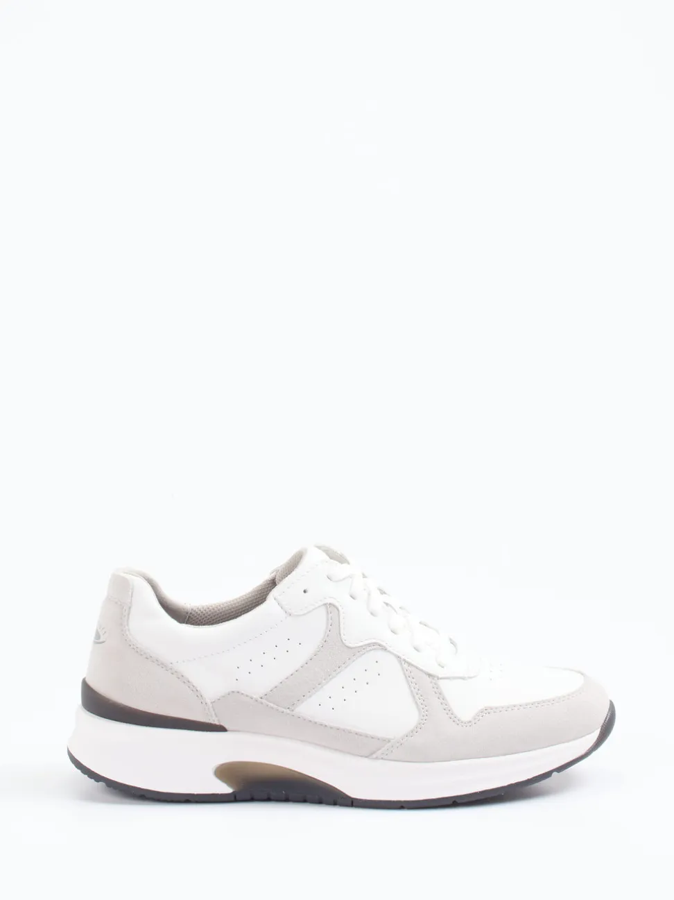 Pius Gabor – Comfort-Sneaker aus Veloursleder weiß