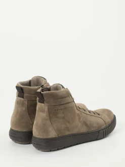 Pius Gabor – High-Top-Sneaker aus Veloursleder taupe