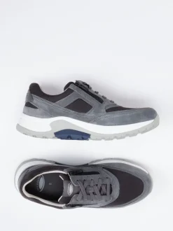 Pius Gabor – Komfort-Sneaker aus Veloursleder grau