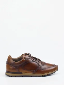 Pius Gabor – Leder-Sneaker aus Kalbleder Braun