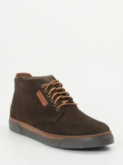 Pius Gabor – Mid-Cut Sneaker aus Veloursleder braun