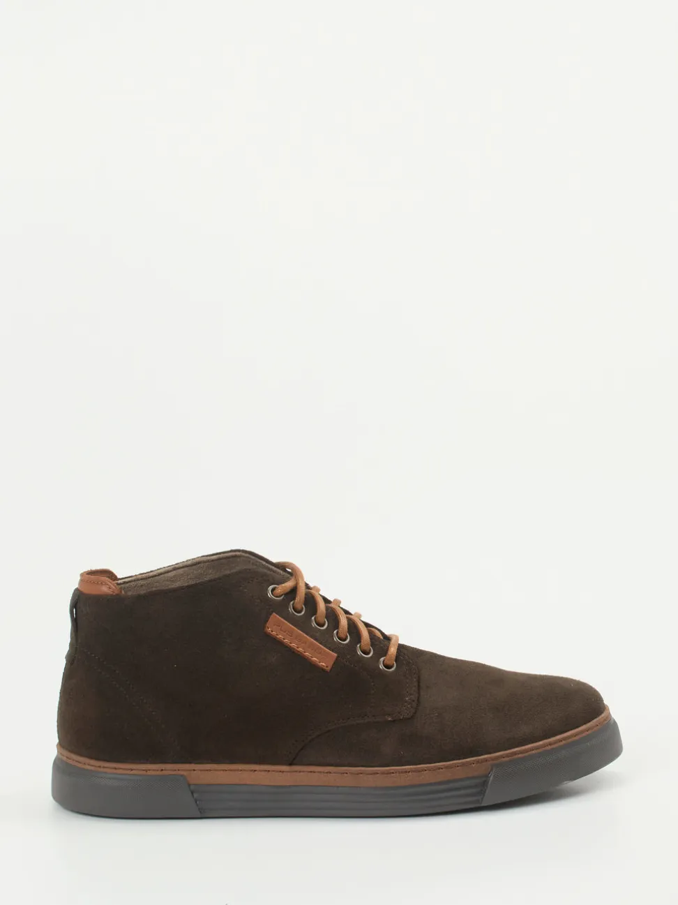 Pius Gabor – Mid-Cut Sneaker aus Veloursleder braun