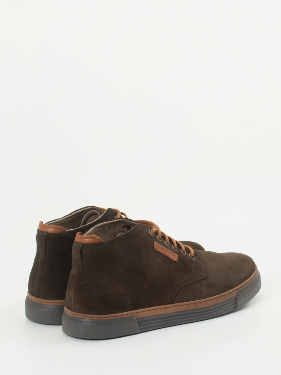 Pius Gabor – Mid-Cut Sneaker aus Veloursleder braun