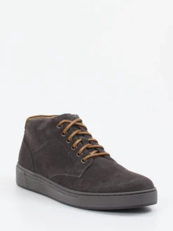 Pius Gabor – Mid-Top Sneaker aus Veloursleder Grau