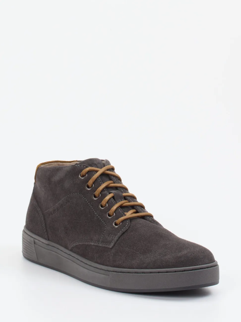 Pius Gabor – Mid-Top Sneaker aus Veloursleder Grau