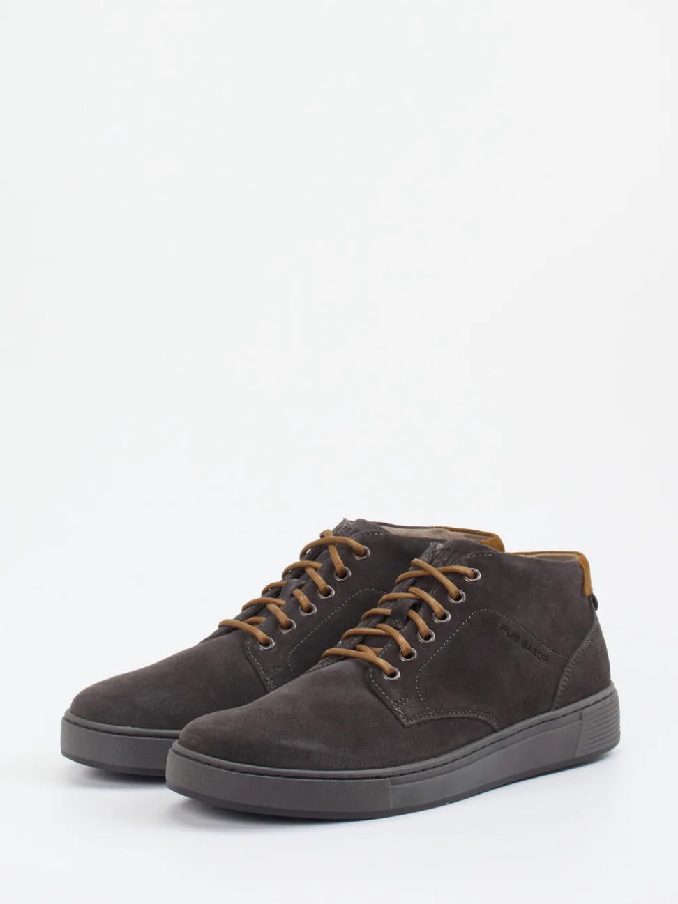 Pius Gabor – Mid-Top Sneaker aus Veloursleder Grau