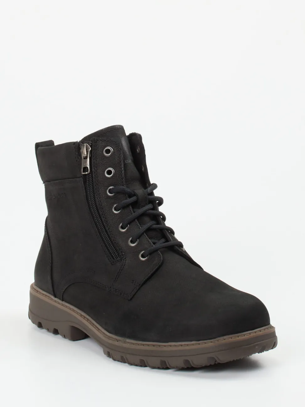Pius Gabor – Outdoor-Boots aus Nubukleder Schwarz