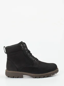 Pius Gabor – Outdoor-Boots aus Nubukleder Schwarz