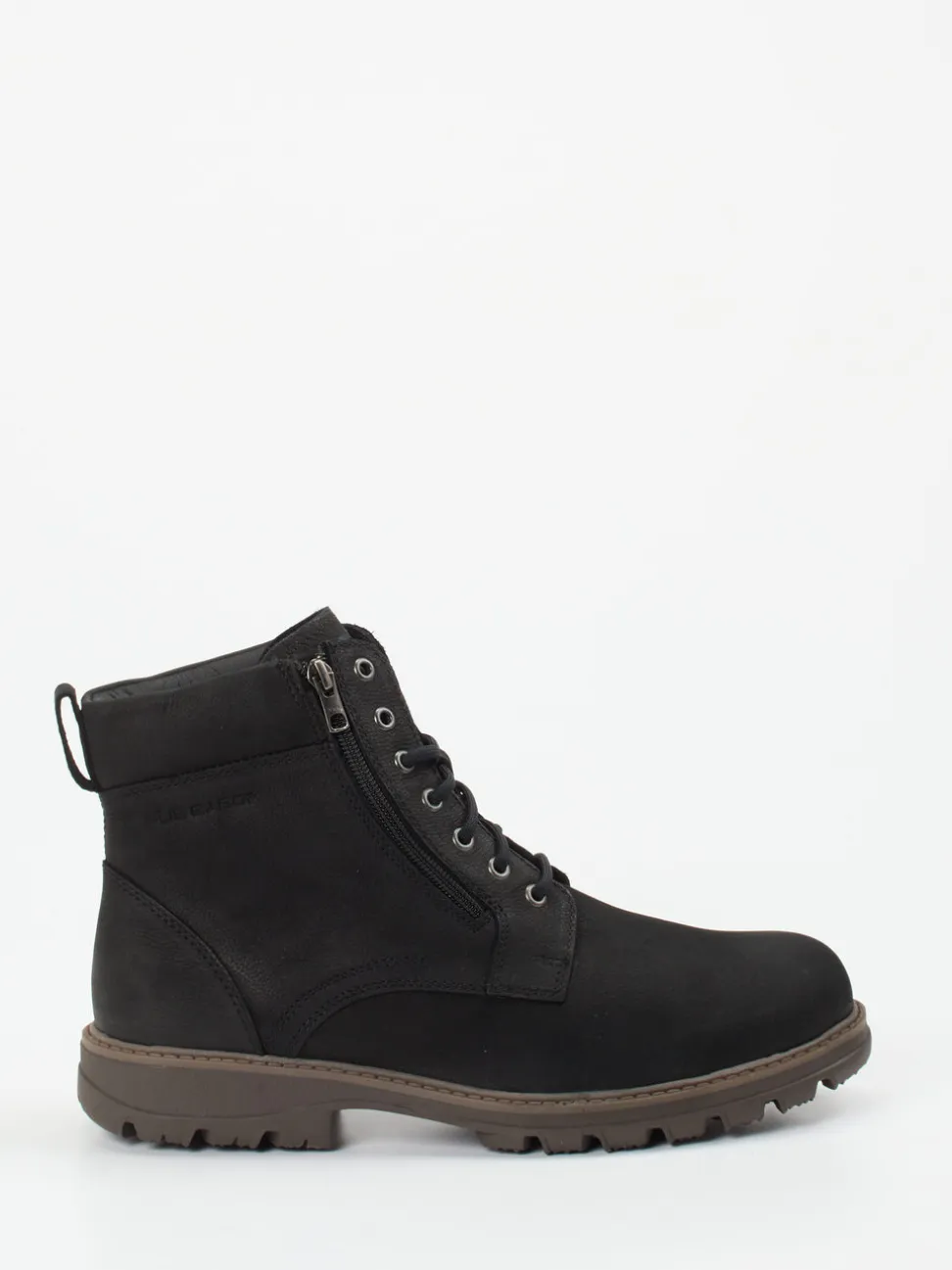 Pius Gabor – Outdoor-Boots aus Nubukleder Schwarz