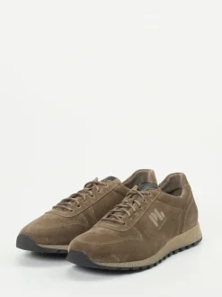 Pius Gabor – Retro-Sneaker aus Veloursleder Braun