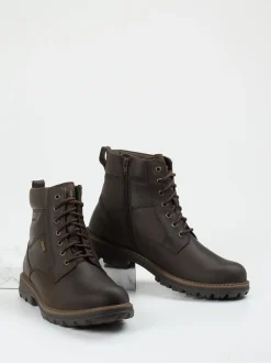 Pius Gabor – Schnürboots aus Fettleder Dunkelbraun
