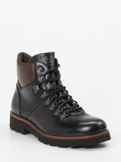 Pius Gabor – Schnürboots aus Kalbleder Schwarz