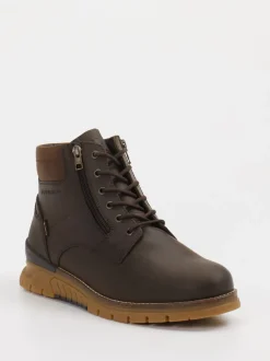 Pius Gabor – Schnürboots aus Leder dunkelbraun
