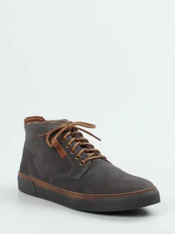 Pius Gabor – Schnürschuh aus Veloursleder anthrazit