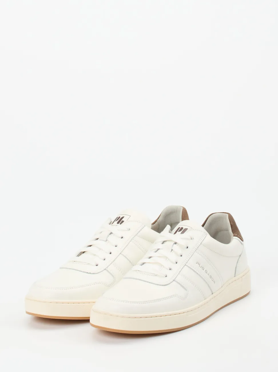 Pius Gabor – Sneaker aus Lammleder Off-White