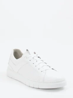 Pius Gabor – Sneaker aus Leder-Mesh-Mix Weiß