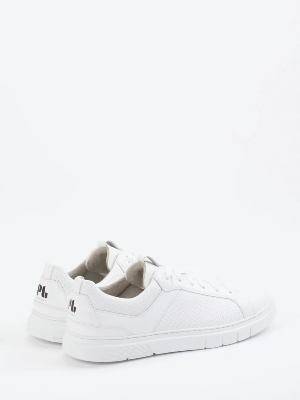 Pius Gabor – Sneaker aus Leder-Mesh-Mix Weiß