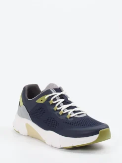 Pius Gabor – Sneaker aus Mesh und Textil dunkelblau