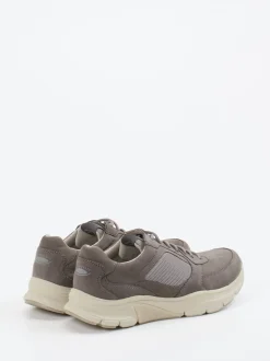Pius Gabor – Sneaker aus Nubukleder in Taupegrau