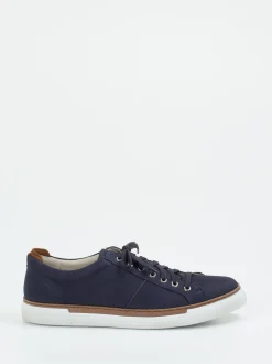 Pius Gabor – Sneaker aus Nubukleder in Dunkelblau