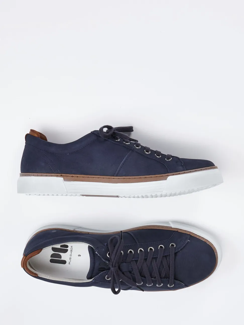 Pius Gabor – Sneaker aus Nubukleder in Dunkelblau