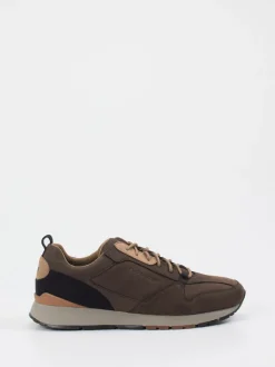 Pius Gabor – Sneaker aus Nubukleder Dunkelbraun