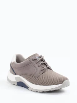 Pius Gabor – Sneaker aus Nubukleder und Mesh grau