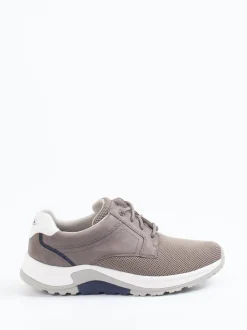 Pius Gabor – Sneaker aus Nubukleder und Mesh grau