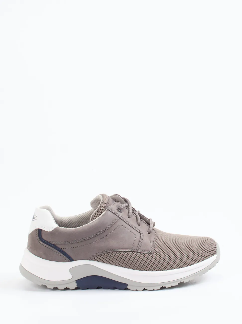 Pius Gabor – Sneaker aus Nubukleder und Mesh grau