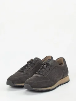 Pius Gabor – Sneaker aus Veloursleder Anthrazit