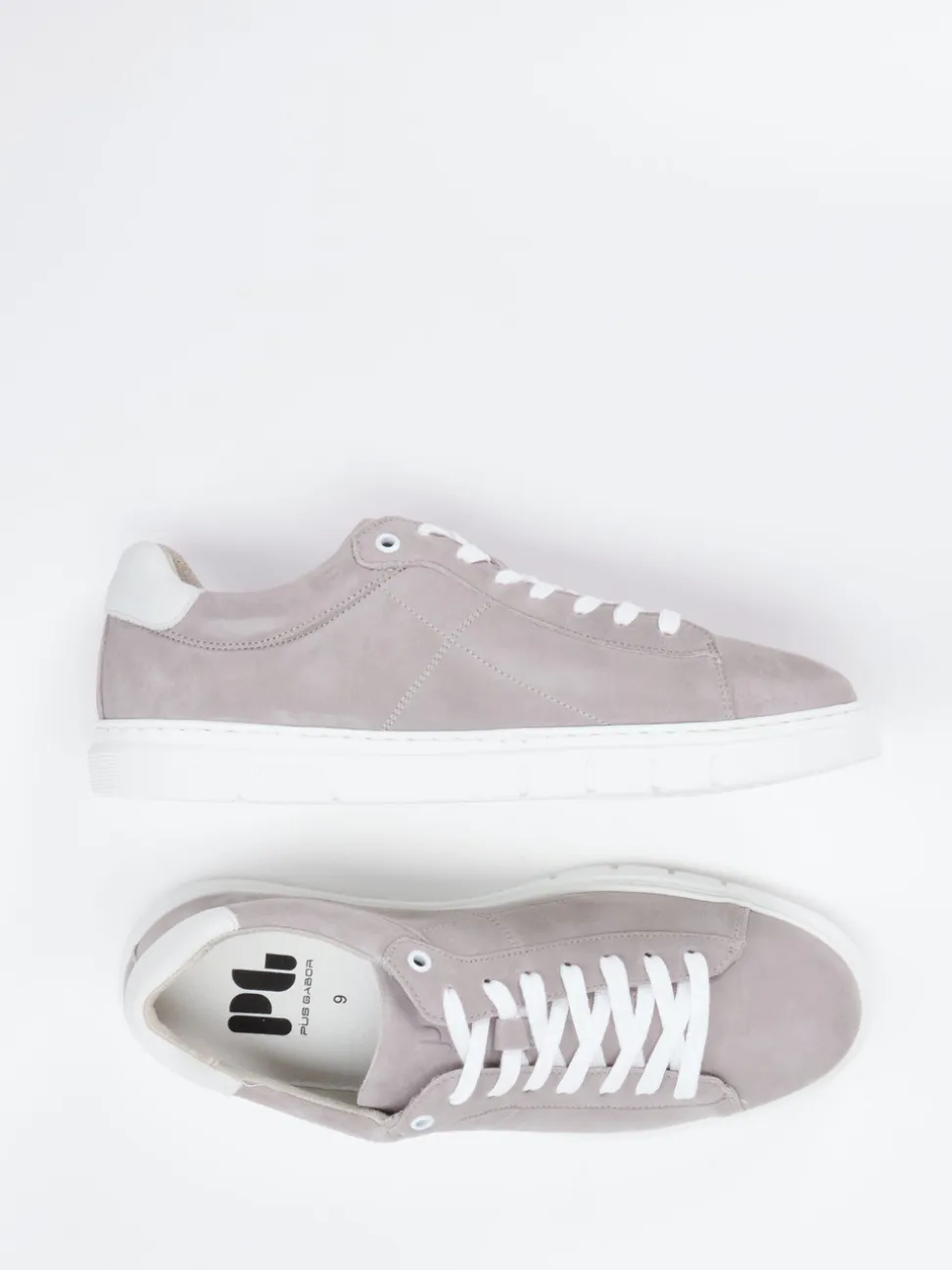Pius Gabor – Sneaker aus Veloursleder grau