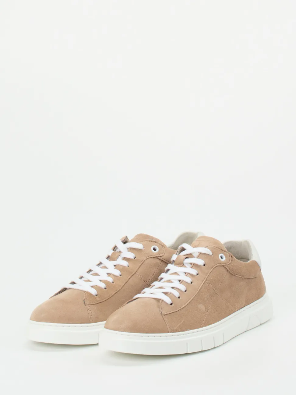 Pius Gabor – Sneaker aus Veloursleder sandbeige