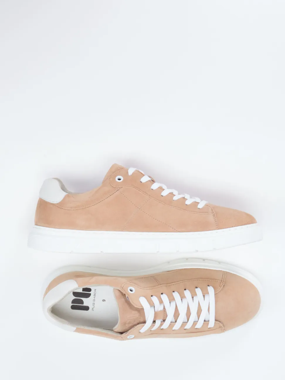 Pius Gabor – Sneaker aus Veloursleder sandbeige