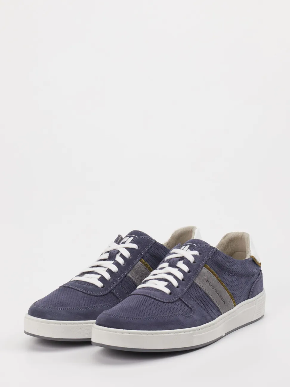 Pius Gabor – Sneaker aus Veloursleder Dunkelblau
