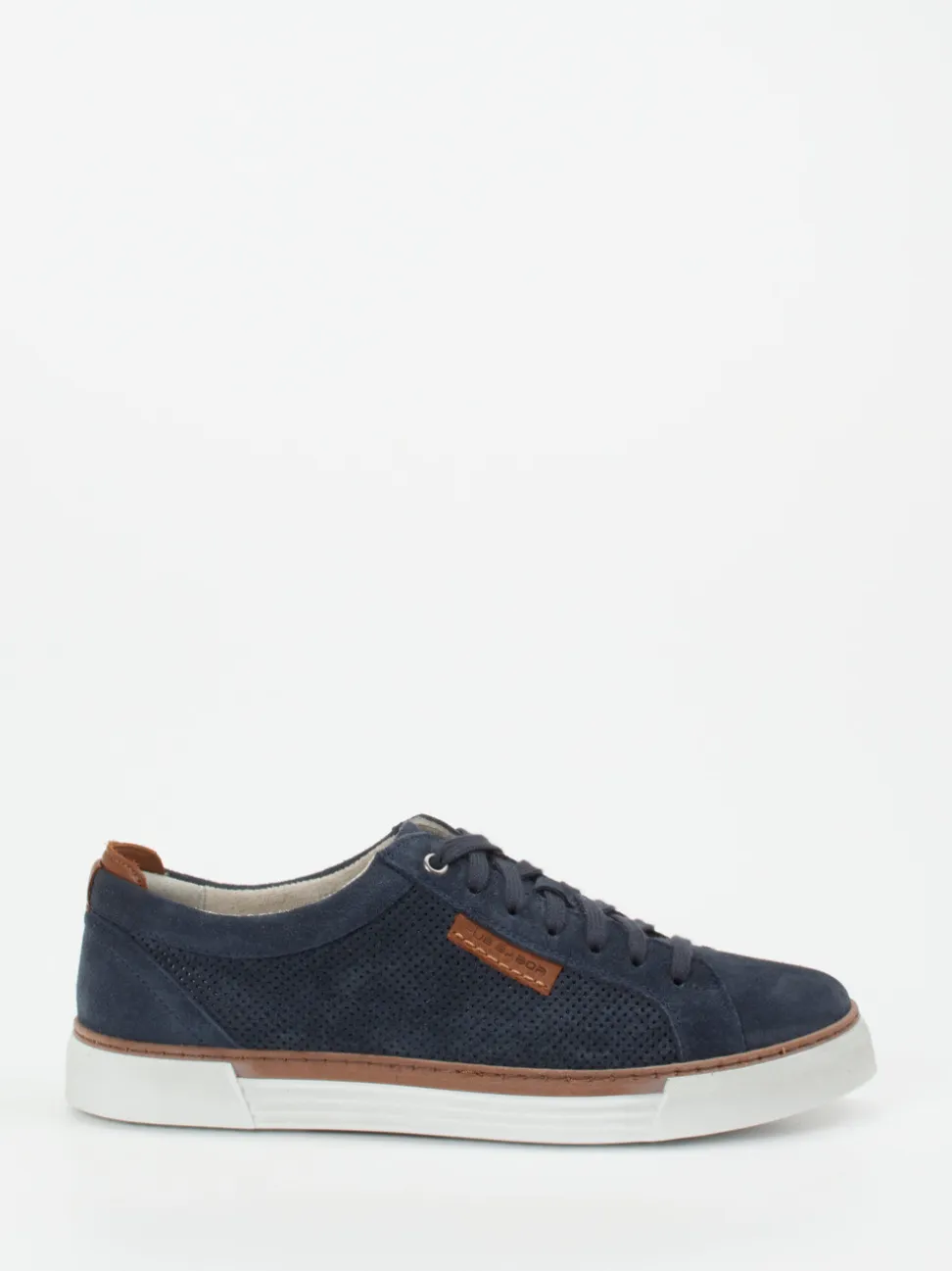 Pius Gabor – Sneaker aus Veloursleder Dunkelblau