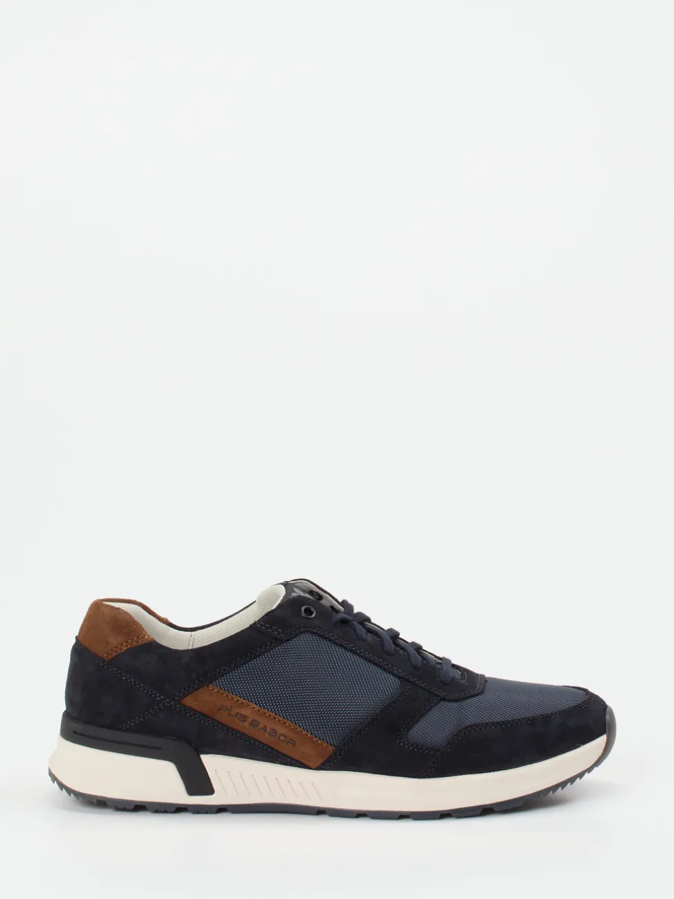 Pius Gabor – Sneaker aus Veloursleder und Mesh blau