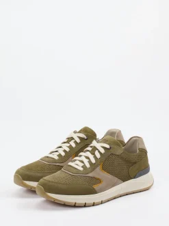 Pius Gabor – Sneaker aus Veloursleder olivgrün