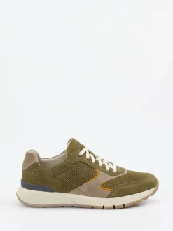 Pius Gabor – Sneaker aus Veloursleder olivgrün