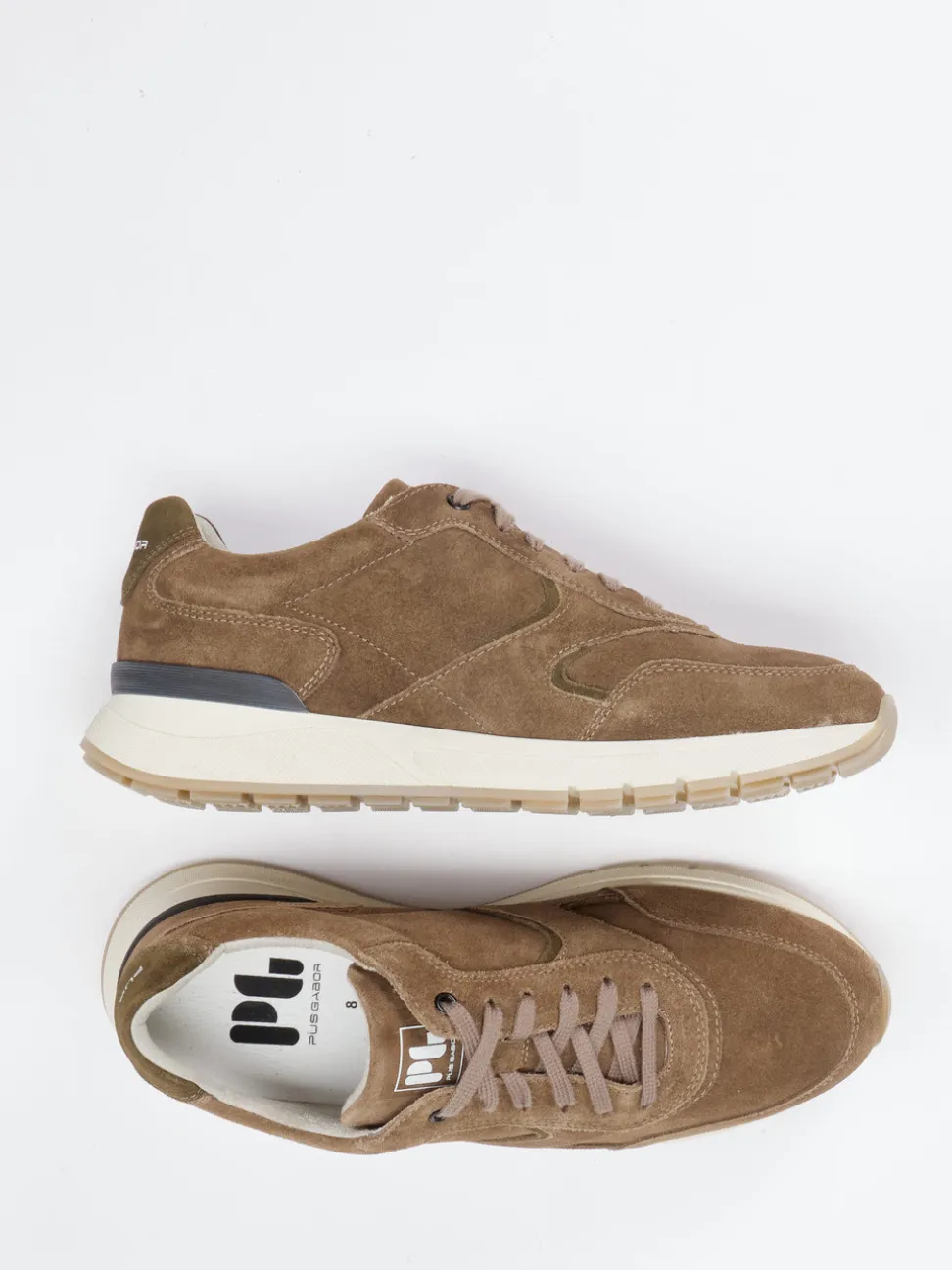 Pius Gabor – Sneaker aus Veloursleder braun