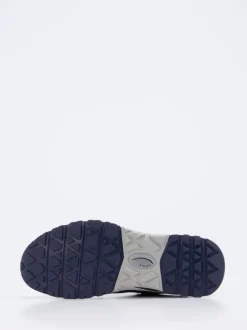 Pius Gabor – Sneaker aus Veloursleder und Mesh marineblau