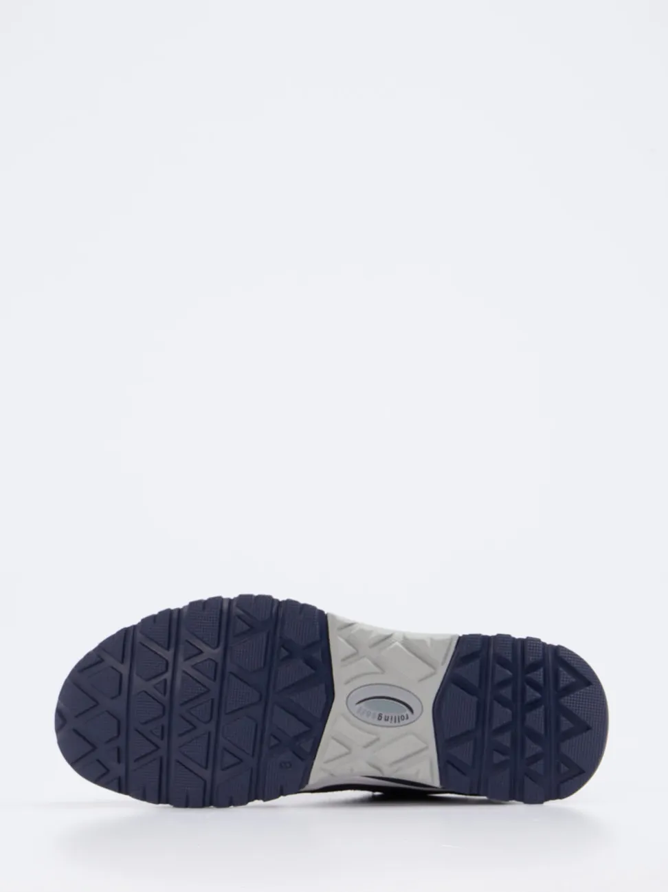 Pius Gabor – Sneaker aus Veloursleder und Mesh marineblau