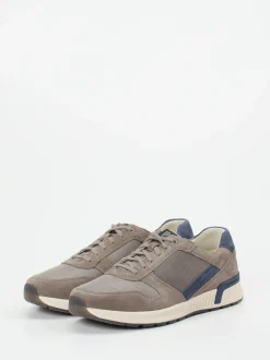Pius Gabor – Sneaker aus Veloursleder in Taupe