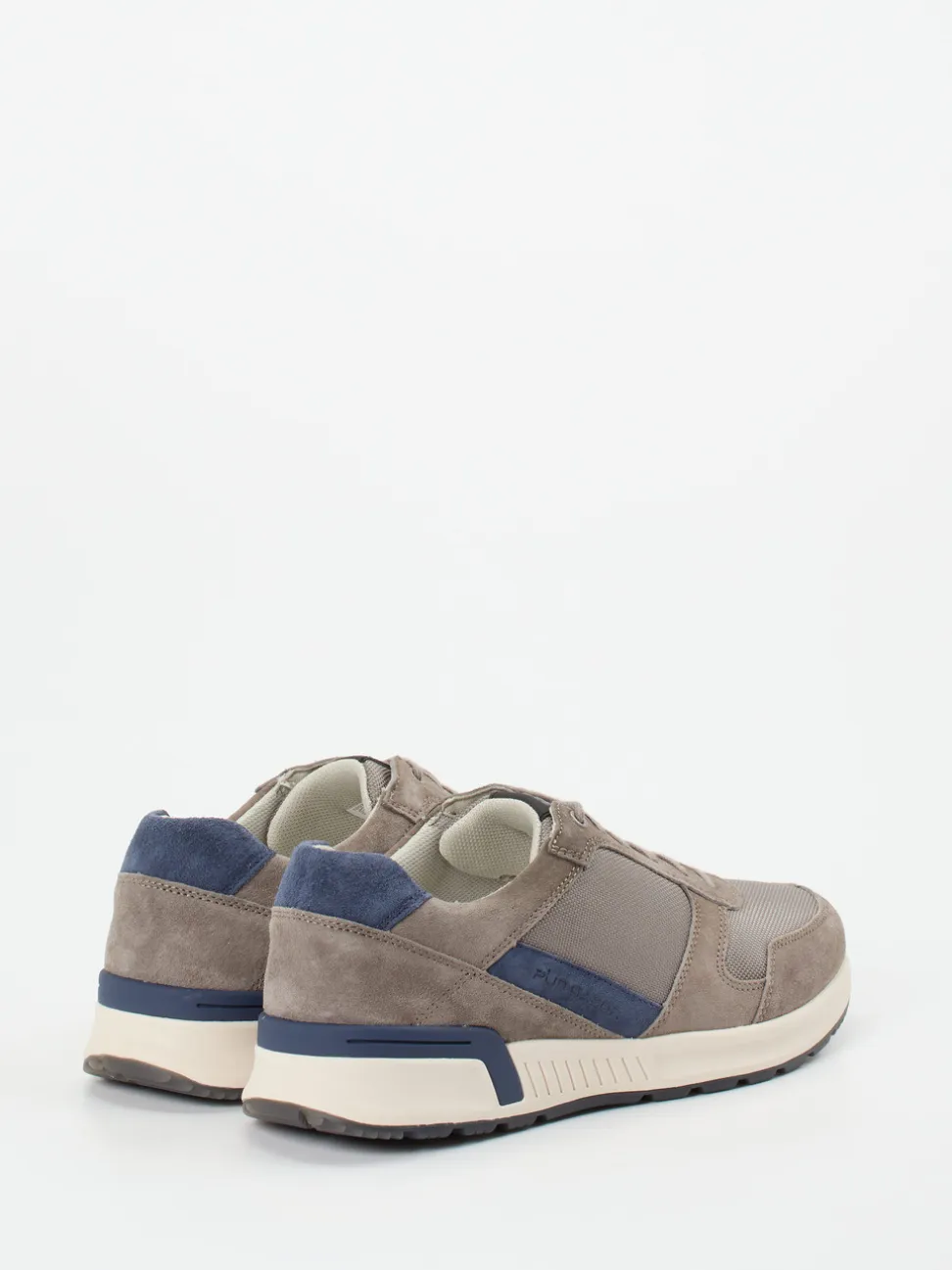 Pius Gabor – Sneaker aus Veloursleder in Taupe