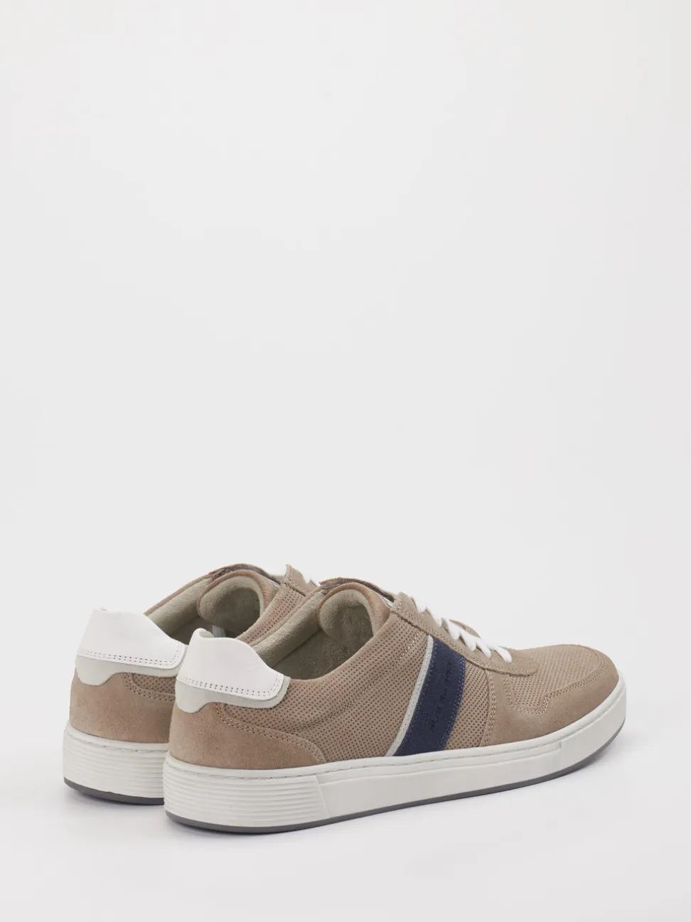 Pius Gabor – Sneaker aus Veloursleder in Beige