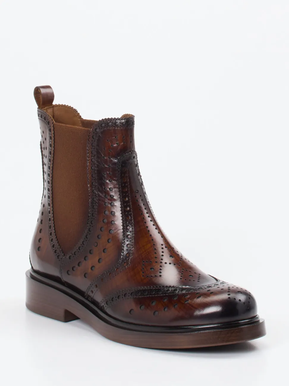 Pons Quintana – Chelsea Boots aus Kalbleder Dunkelbraun