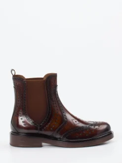 Pons Quintana – Chelsea Boots aus Kalbleder Dunkelbraun