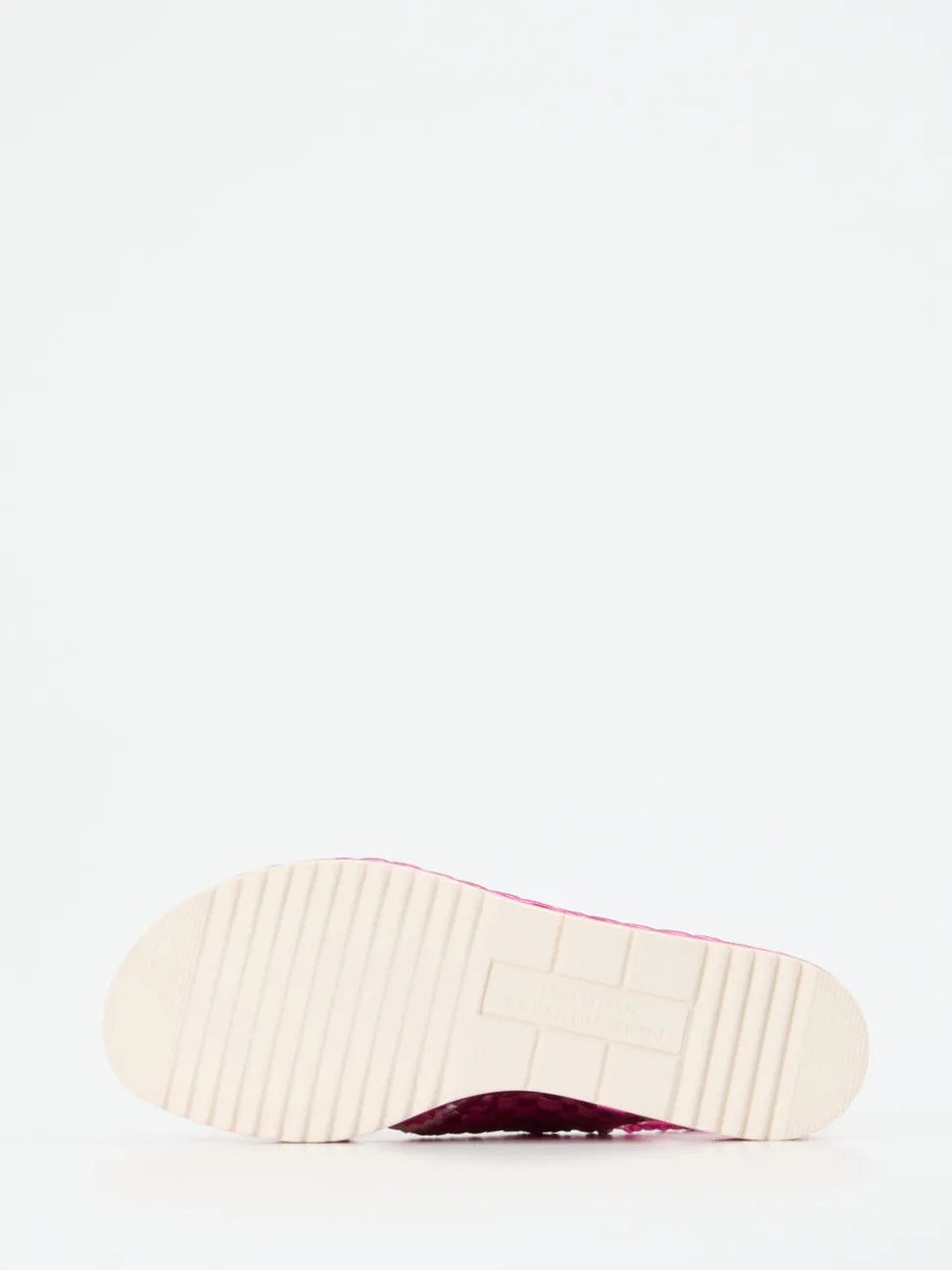 Pons Quintana – Plateau-Sandale aus Metallicleder pink