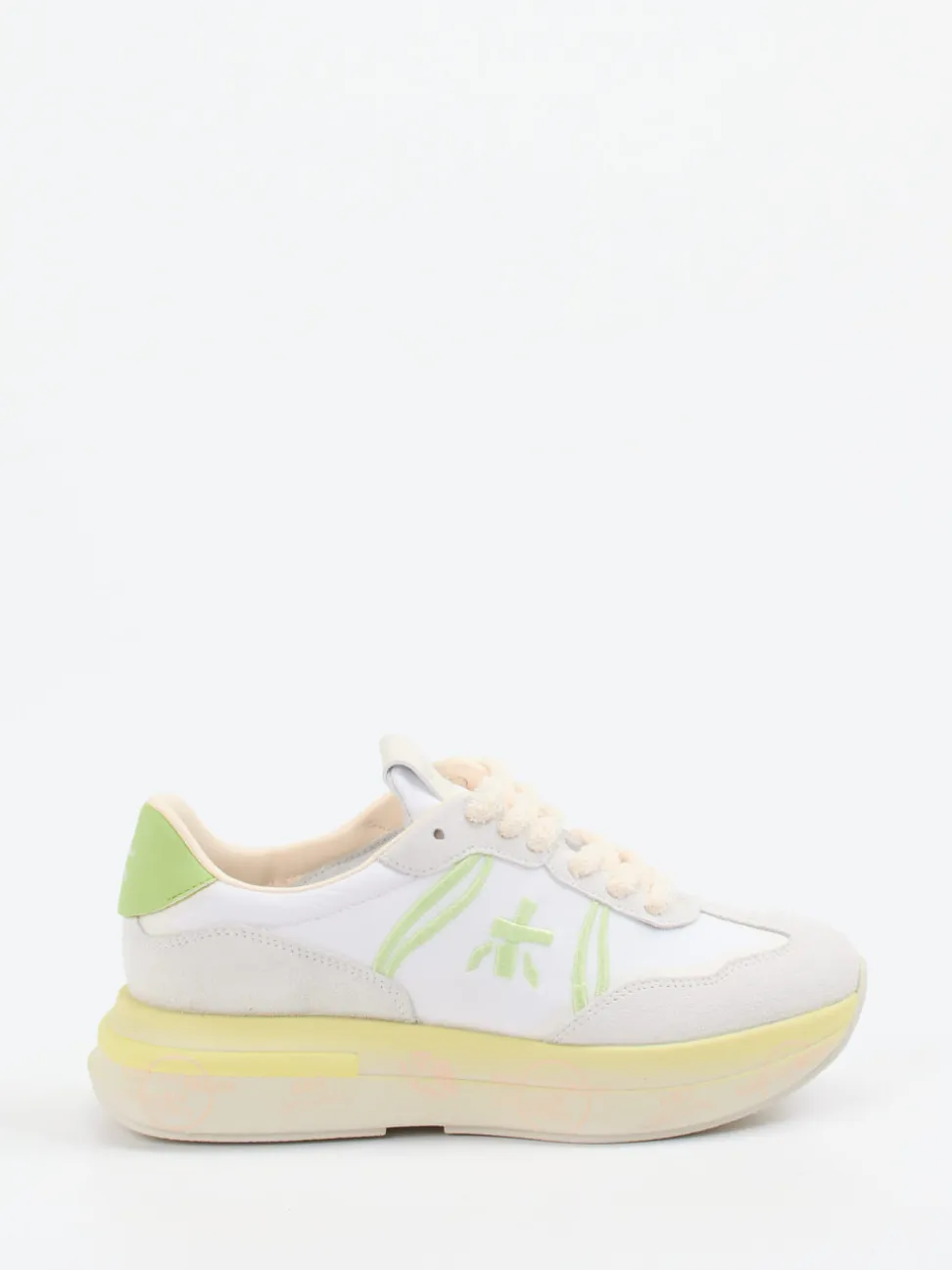 Premiata – Chunky Sneaker aus Veloursleder und Textil