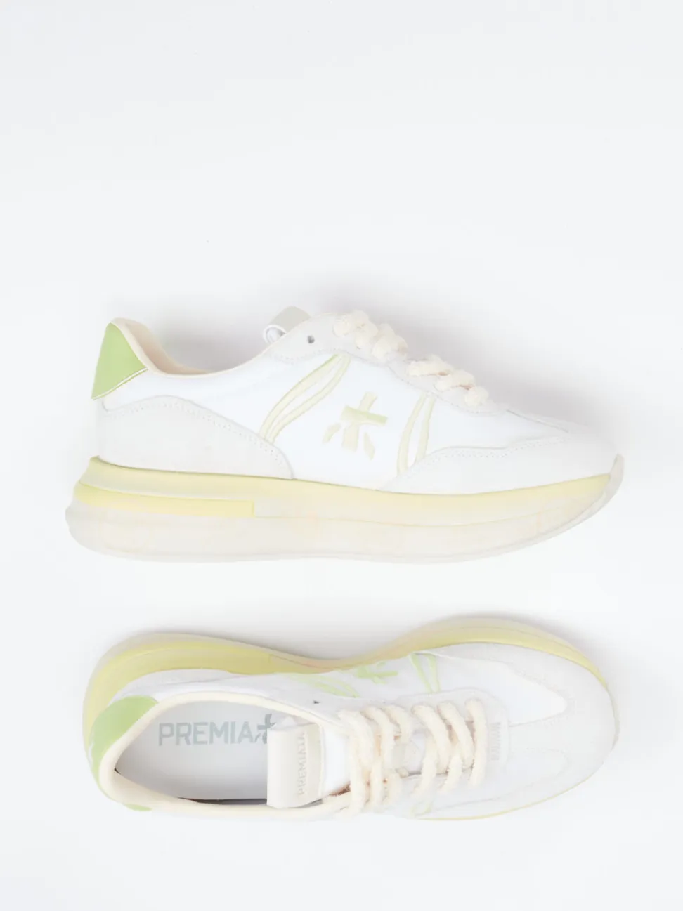 Premiata – Chunky Sneaker aus Veloursleder und Textil