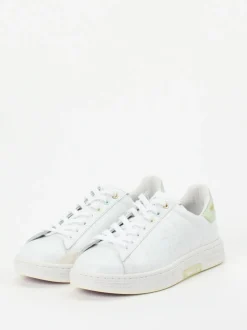 Premiata – Low-Top Sneaker aus Kalbleder weiß